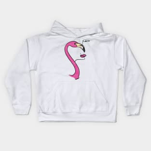 Flamingo Eye Kids Hoodie